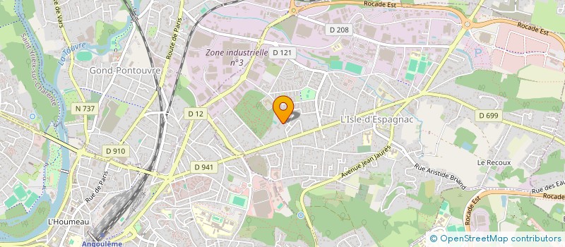 localisation de l'entreprise THILO  L'ISLE-D'ESPAGNAC