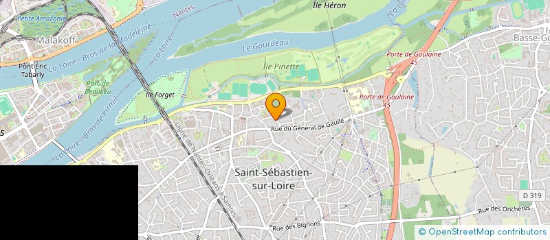 localisation de l'entreprise THILOE à SAINT-SEBASTIEN-SUR-LOIRE