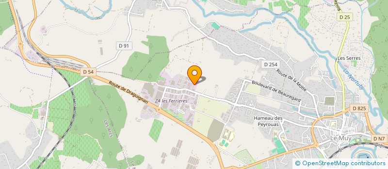 localisation de l'entreprise THILOMAS  LE MUY