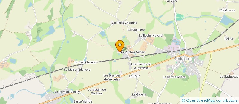 localisation de l'entreprise THILON  BRESSUIRE