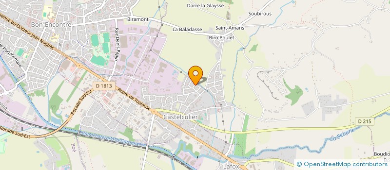 localisation de l'entreprise THIM'S  CASTELCULIER