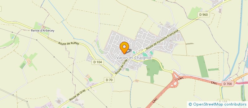 localisation de l'entreprise THIMA  VAROIS-ET-CHAIGNOT