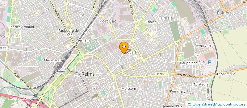 localisation de l'entreprise THIMAJU  REIMS