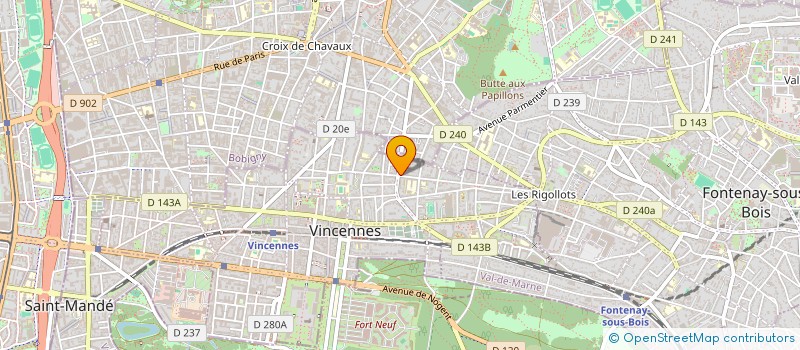 localisation de l'entreprise THIMALE INVEST à VINCENNES