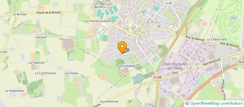 localisation de l'entreprise THIMANA à LE RHEU