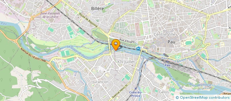 localisation de l'entreprise THIMAPAU à PAU