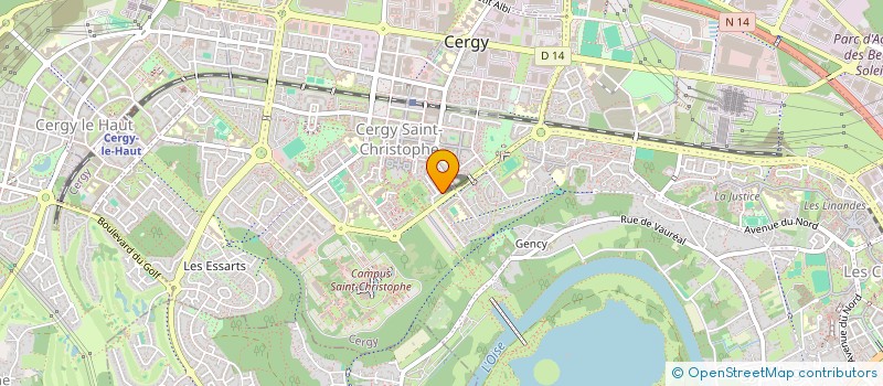 localisation de l'entreprise THIMBO IMMOBILIER  CERGY