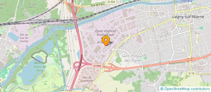 localisation de l'entreprise THIMCO FRANCE  SAINT-THIBAULT-DES-VIGNES