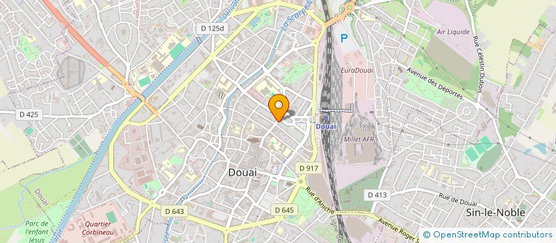 localisation de l'entreprise THIMHAIR à DOUAI
