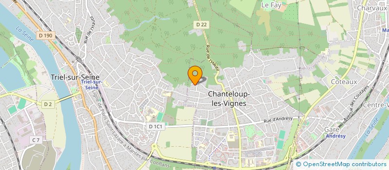 localisation de l'entreprise THIMLEA  CHANTELOUP-LES-VIGNES