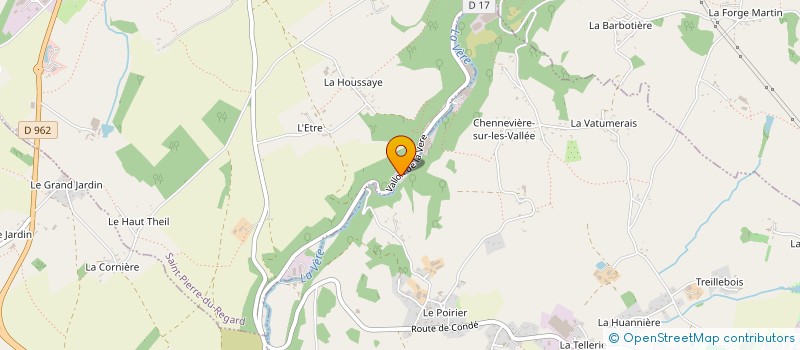 localisation de l'entreprise THIMONNIER à ATHIS-VAL DE ROUVRE