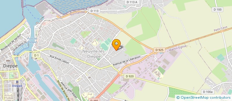 localisation de l'entreprise THIMONT à ROUXMESNIL-BOUTEILLES