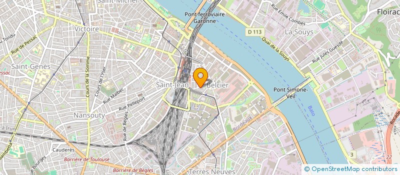 localisation de l'entreprise THIN-MEUNIER  BORDEAUX