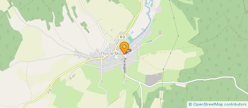 localisation de l'entreprise THIN TENNIS  THIN-LE-MOUTIER