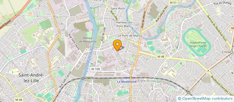 localisation de l'entreprise THIN VEIL à MARCQ-EN-BARŒUL