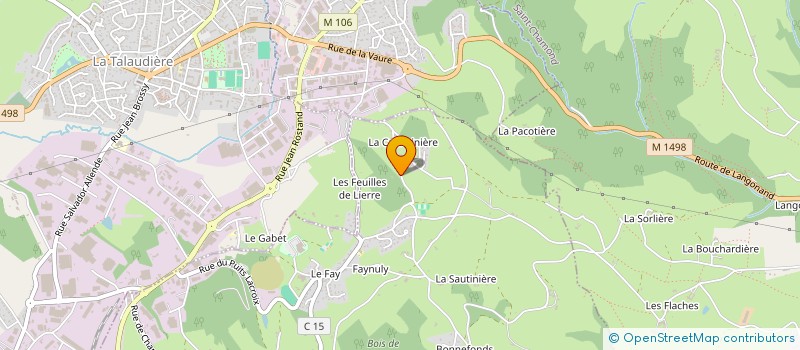 localisation de l'entreprise THINA  SAINT-JEAN-BONNEFONDS