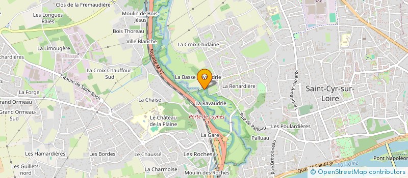 localisation de l'entreprise THINA  SAINT-CYR-SUR-LOIRE