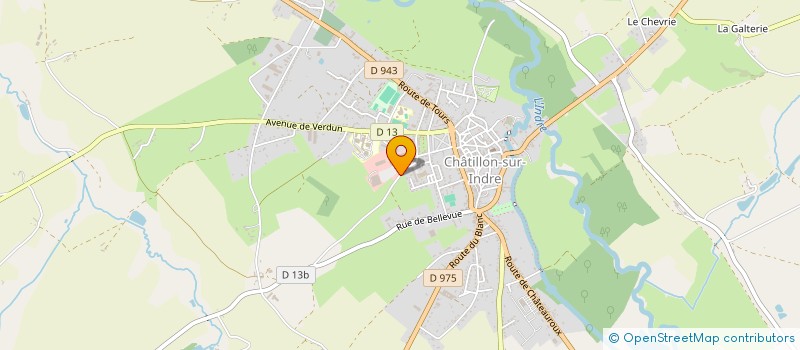 localisation de l'entreprise THINELMA à CHATILLON-SUR-INDRE