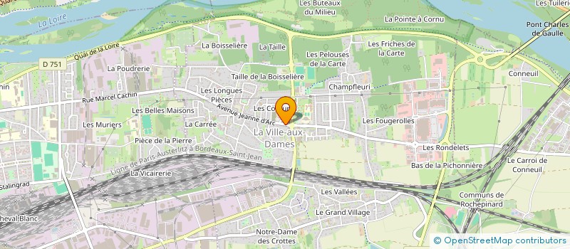 localisation de l'entreprise THINES  LA VILLE-AUX-DAMES