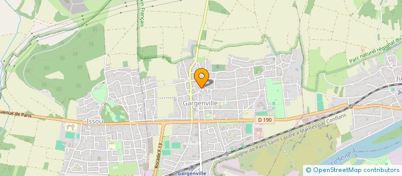 localisation de l'entreprise THINI  GARGENVILLE