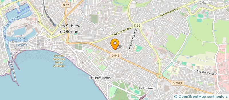 localisation de l'entreprise THINIMI DES ILES à LES SABLES D'OLONNE