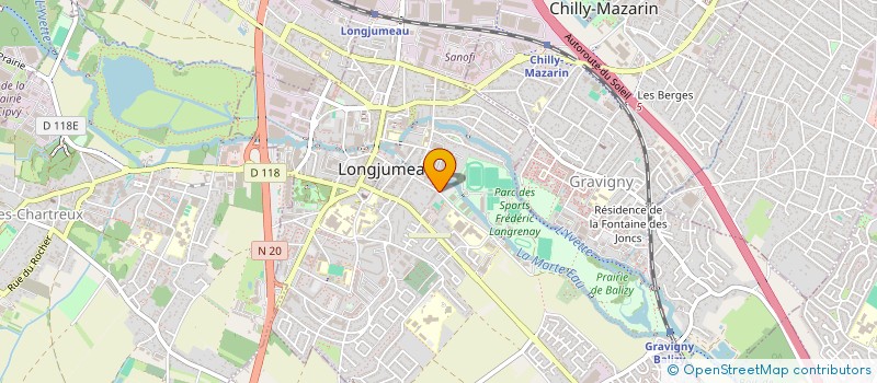 localisation de l'entreprise THINK-AI à LONGJUMEAU
