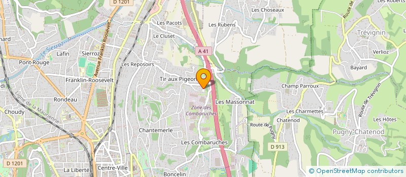 localisation de l'entreprise THINK AND MOTION à MOUXY
