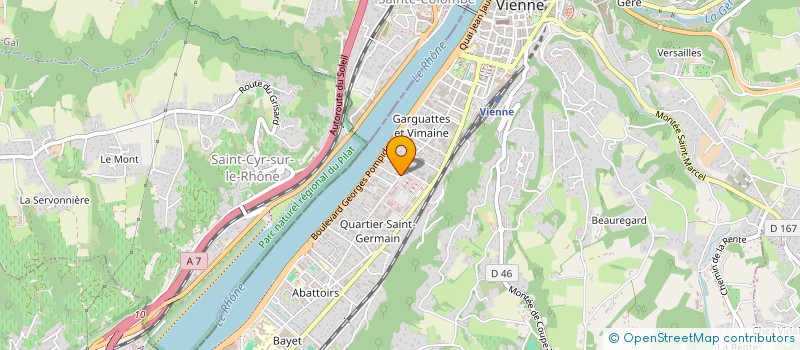 localisation de l'entreprise THINK ARCHITECTURE à VIENNE