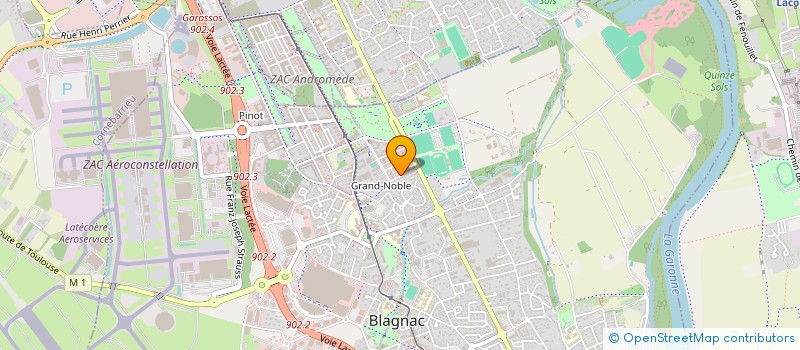 localisation de l'entreprise THINK-INN à BLAGNAC