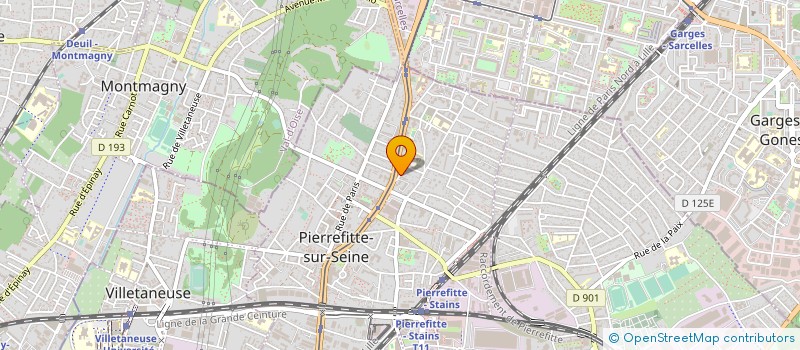 localisation de l'entreprise THINK-INNOV à PIERREFITTE-SUR-SEINE
