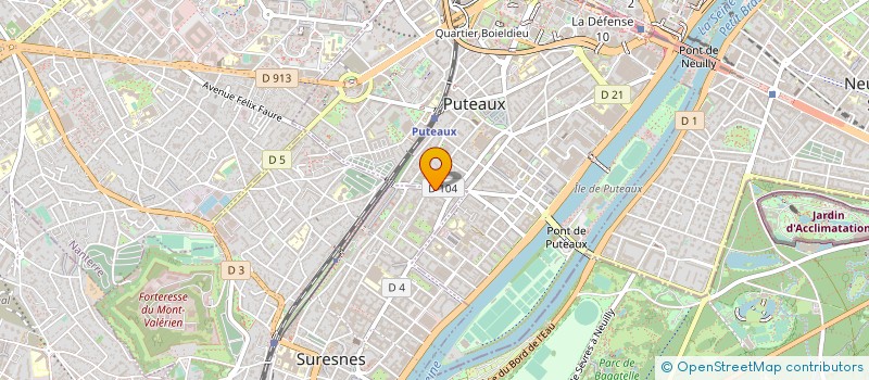 localisation de l'entreprise THINK TECH à SURESNES
