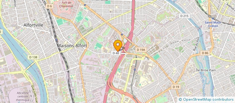 localisation de l'entreprise THINKERTECH  LA FRETTE-SUR-SEINE