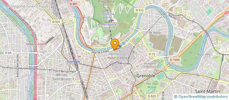 localisation de l'entreprise THINKFORWARD DESIGN à GRENOBLE