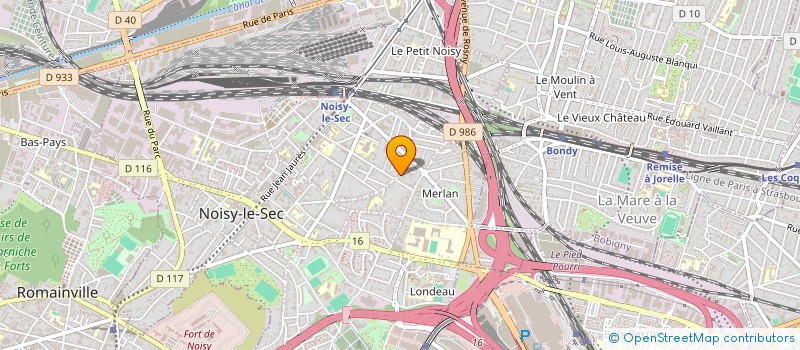 localisation de l'entreprise THINKING HUTS à NOISY-LE-SEC