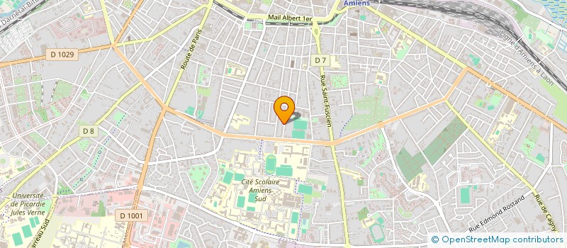 localisation de l'entreprise THINKING TOO MUCH  AMIENS