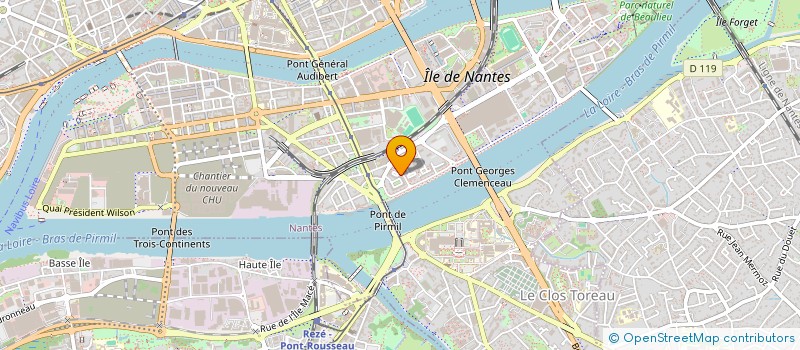 localisation de l'entreprise THINKYLAB  NANTES