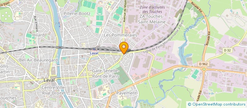 localisation de l'entreprise THINO LAVAL à LAVAL