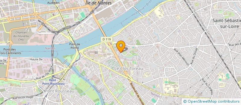 localisation de l'entreprise THINOAH à SAINT-SEBASTIEN-SUR-LOIRE