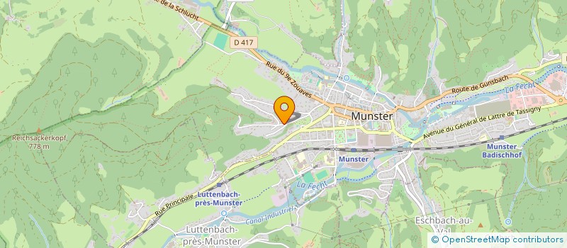 localisation de l'entreprise THINOHV  MUNSTER