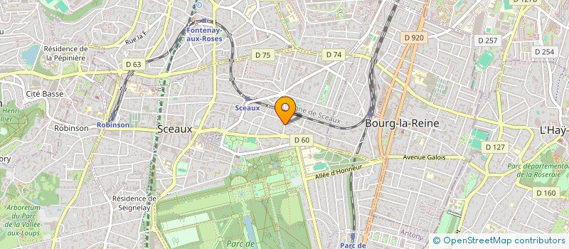 localisation de l'entreprise THIOLAS&PETAT FAMILY  SCEAUX