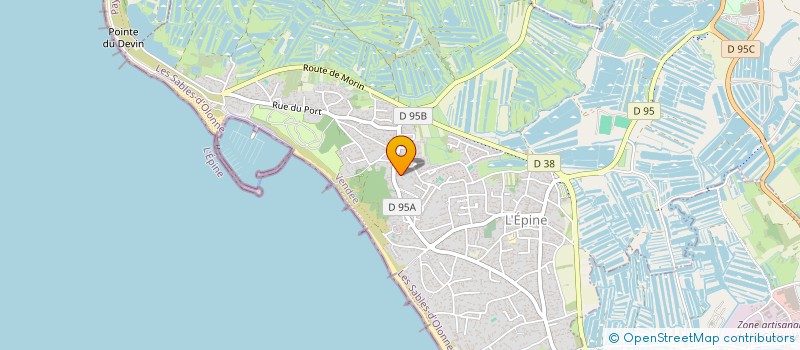 localisation de l'entreprise THIOLI  L'EPINE