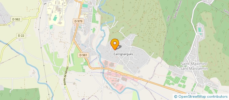 localisation de l'entreprise THION 62  UZES