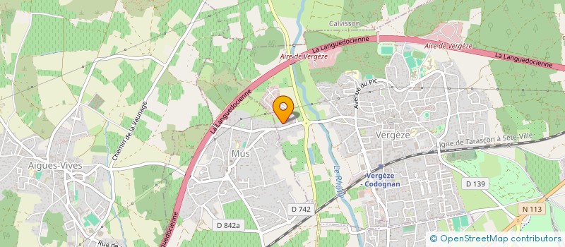 localisation de l'entreprise THION AND CO  VERGEZE