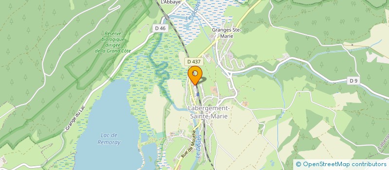 localisation de l'entreprise THIONNET JEAN-MARIE  LABERGEMENT-SAINTE-MARIE