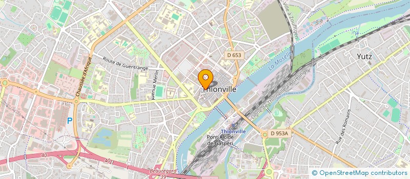 localisation de l'entreprise THIONVILLE MARKET  THIONVILLE