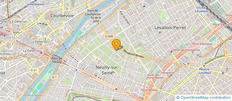 localisation de l'entreprise THIOT JEAN à NEUILLY-SUR-SEINE