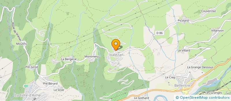 localisation de l'entreprise THIRARD  LA PLAGNE TARENTAISE