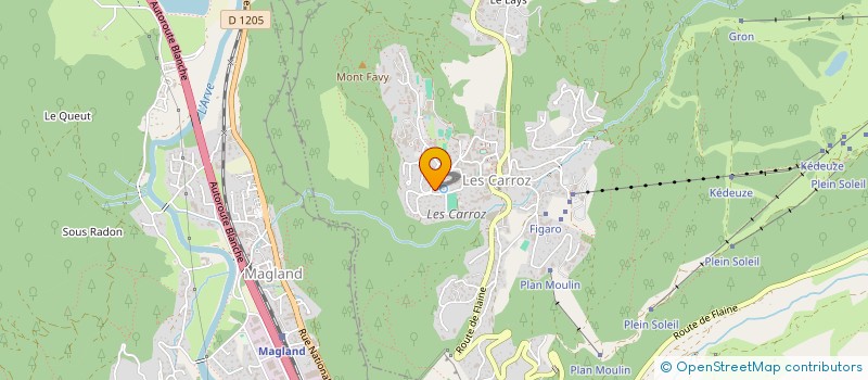 localisation de l'entreprise THIRAX SAS  ARACHES-LA-FRASSE