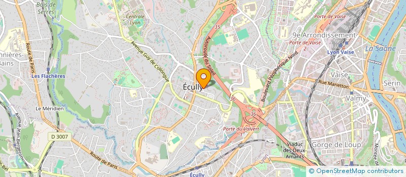 localisation de l'entreprise THIRD ONE  ECULLY