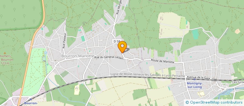 localisation de l'entreprise THIRID IMMO  BOURRON-MARLOTTE